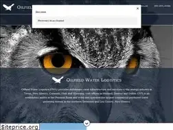 Sites similar to oilfieldwaterlogistics.com