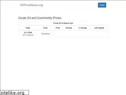 Sites similar to oilpricenews.org