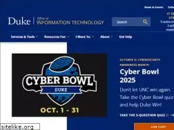Sites similar to oit.duke.edu