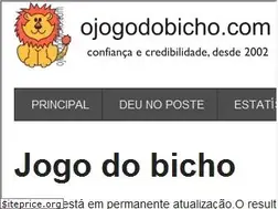 Sites similar to ojogodobicho.com