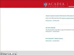 Sites similar to ojs.acadiau.ca