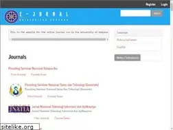Sites similar to ojs.unud.ac.id