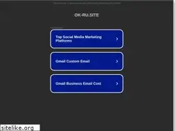 Sites similar to ok-ru.site
