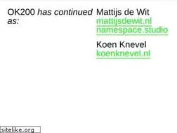Sites similar to ok200.nl