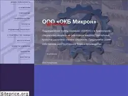 Sites similar to okbmikron.ru