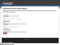 Sites similar to oklahomafindalawyer.com