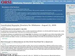 Sites similar to oklahomarepeatersociety.org