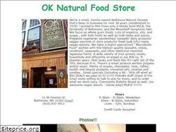 Sites similar to oknaturalfoods.com