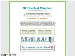 Sites similar to oktoberfest2011.com