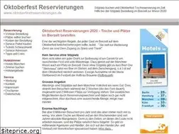 Sites similar to oktoberfestreservierungen.de