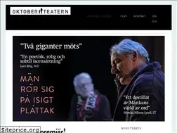 Sites similar to oktoberteatern.se