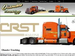 Sites similar to olandertrucking.com