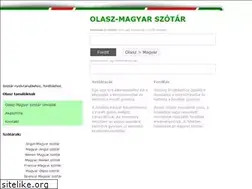 Sites similar to olasz-magyar-szotar.hu