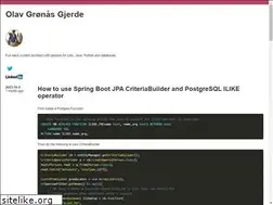 Sites similar to olavgg.com