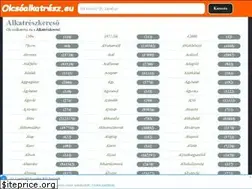 Sites similar to olcsoalkatresz.eu
