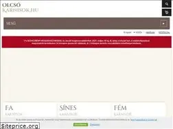 Sites similar to olcsokarnisok.hu