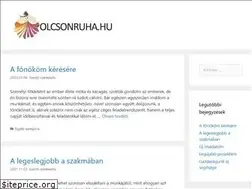 Sites similar to olcsonruha.hu