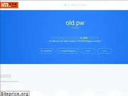 Sites similar to old.pw
