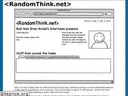Sites similar to old.randomthink.net