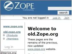 Sites similar to old.zope.org