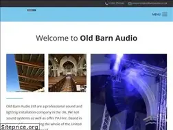 Sites similar to oldbarnaudio.co.uk