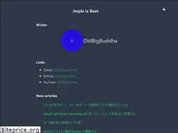 Sites similar to oldbigbuddha.dev