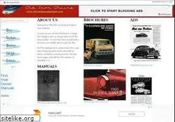 Sites similar to oldcarmanualproject.com