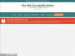 Sites similar to oldcarrabellehotel.com