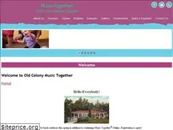 Sites similar to oldcolonymusictogether.com