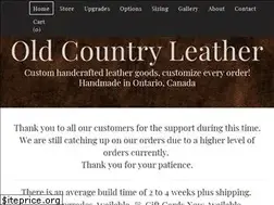 Sites similar to oldcountryleather.com