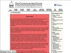 Sites similar to oldcourthouseartscenter.org