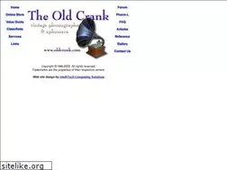 Sites similar to oldcrank.com