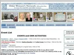 Sites similar to olderwomensnetwork.org