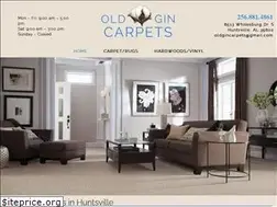 Sites similar to oldgincarpets.com