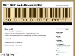 Sites similar to oldgoldfreepress.wordpress.com