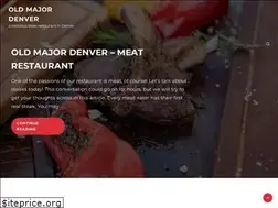 Sites similar to oldmajordenver.com