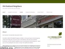 Sites similar to oldoaklandneighbors.org