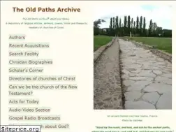 Sites similar to oldpaths.com