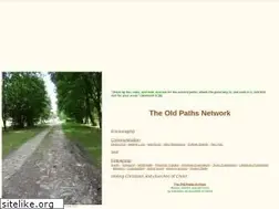 Sites similar to oldpaths.net