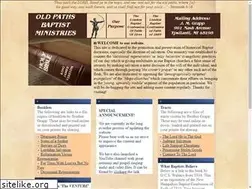 Sites similar to oldpathsbaptist.org