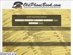 Sites similar to oldphonebook.com