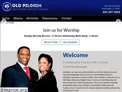 Sites similar to oldpilgrimmbc.org