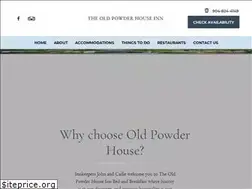 Sites similar to oldpowderhouse.com
