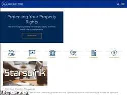 Sites similar to oldrepublictitle.com