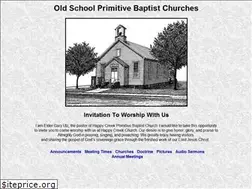 Sites similar to oldschoolbaptists.net