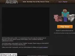 Sites similar to oldschoolminecraft.com