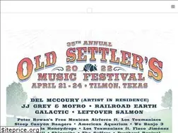 Sites similar to oldsettlersmusicfest.org