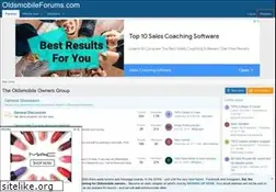 Sites similar to oldsmobileforums.com