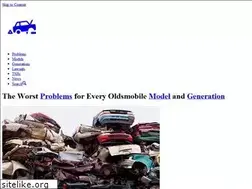 Sites similar to oldsmobileproblems.com