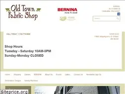 Sites similar to oldtownfabricshop.com